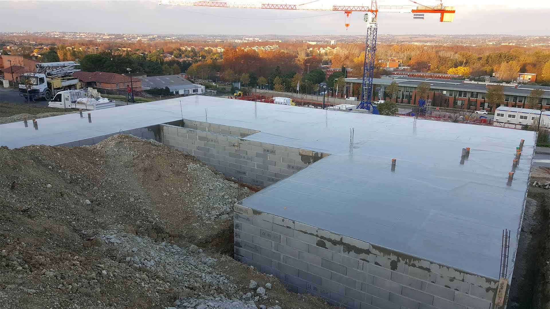 Travaux de terrassement à Castanet-Tolosan
